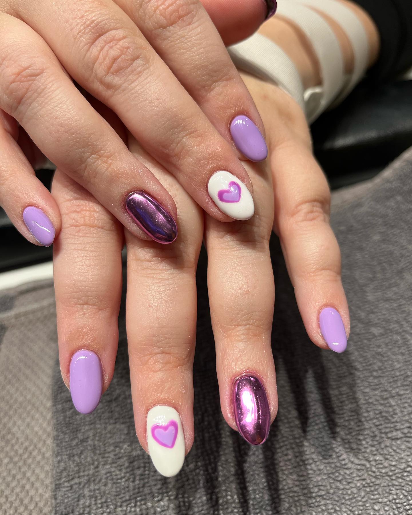 Nail salon work at NailOgraphy Chicago